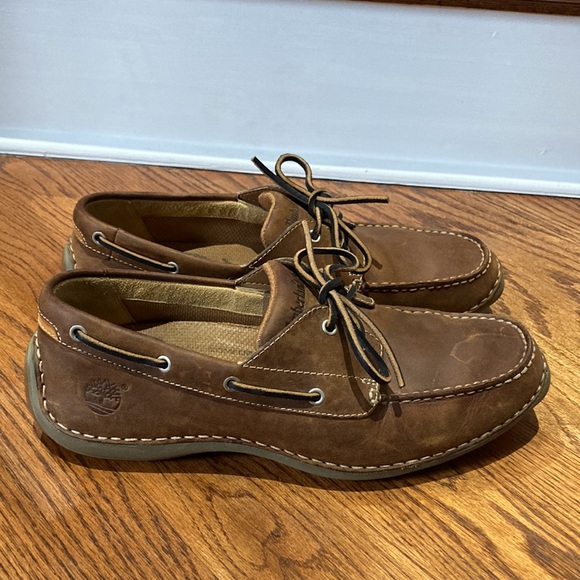 Timberland Smart Comfort Shoes Sz 9M Genuine Leather in Preloved Condition !! - Picture 3 of 10